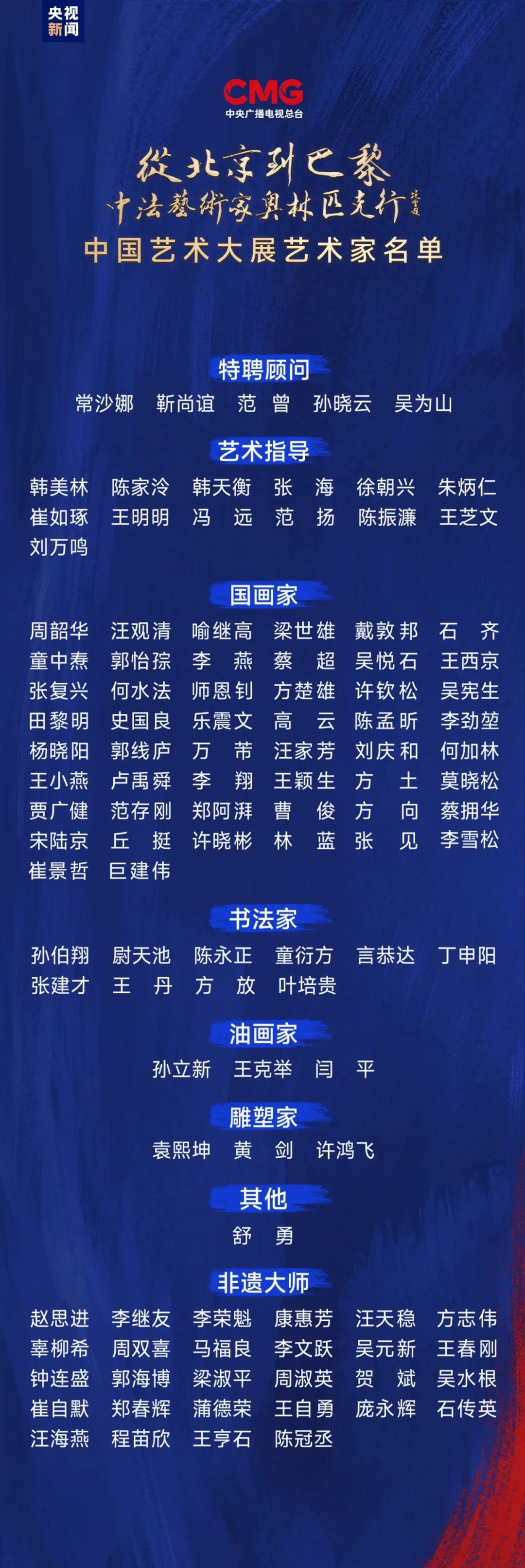 “从北京到巴黎——中法艺术家奥林匹克行”中国艺术大展架起友谊之桥